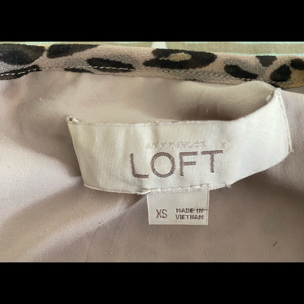 Loft Leopard Dress - Picture 2 of 4